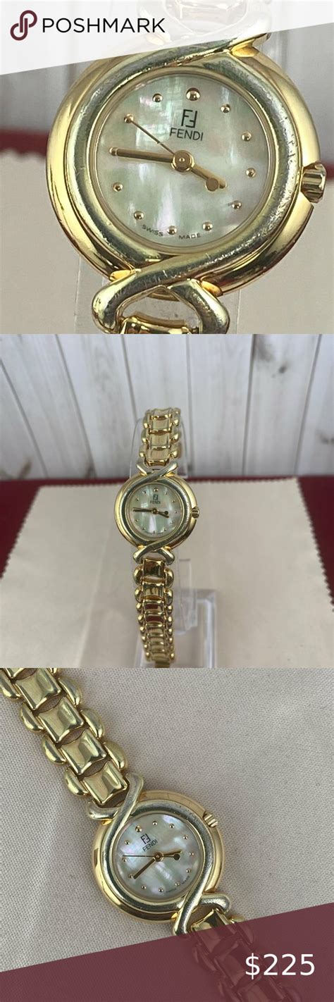 vintage fendi gold watch|vintage fendi watches for women.